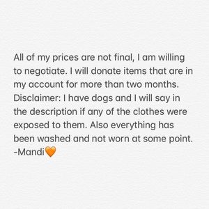 Poshmark Message From Me